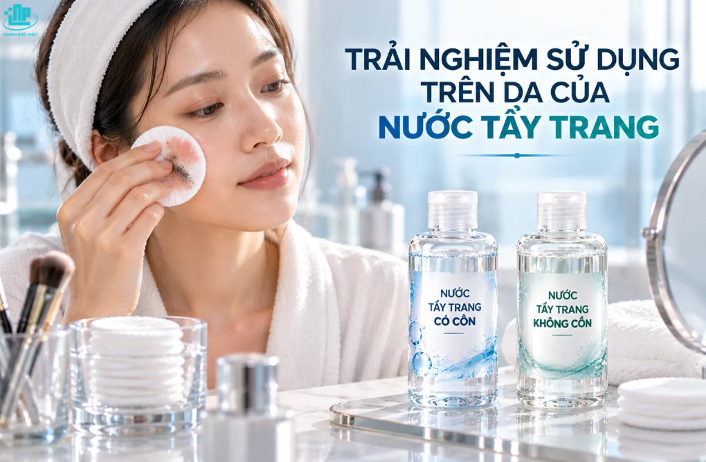 Nước Tẩy Trang Có Cồn Và Không Cồn: Khác Nhau Ở Điểm Nào? 3 Trải nghiệm sử dụng trên da của hai nhóm nước tẩy trang
