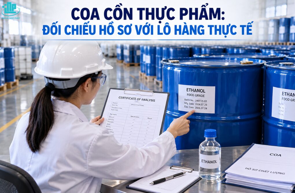 Cồn Thực Phẩm mua ở đâu? 6 điều cần lưu ý trước khi nhập Cồn số lượng lớn 3 COA Cồn Thực Phẩm