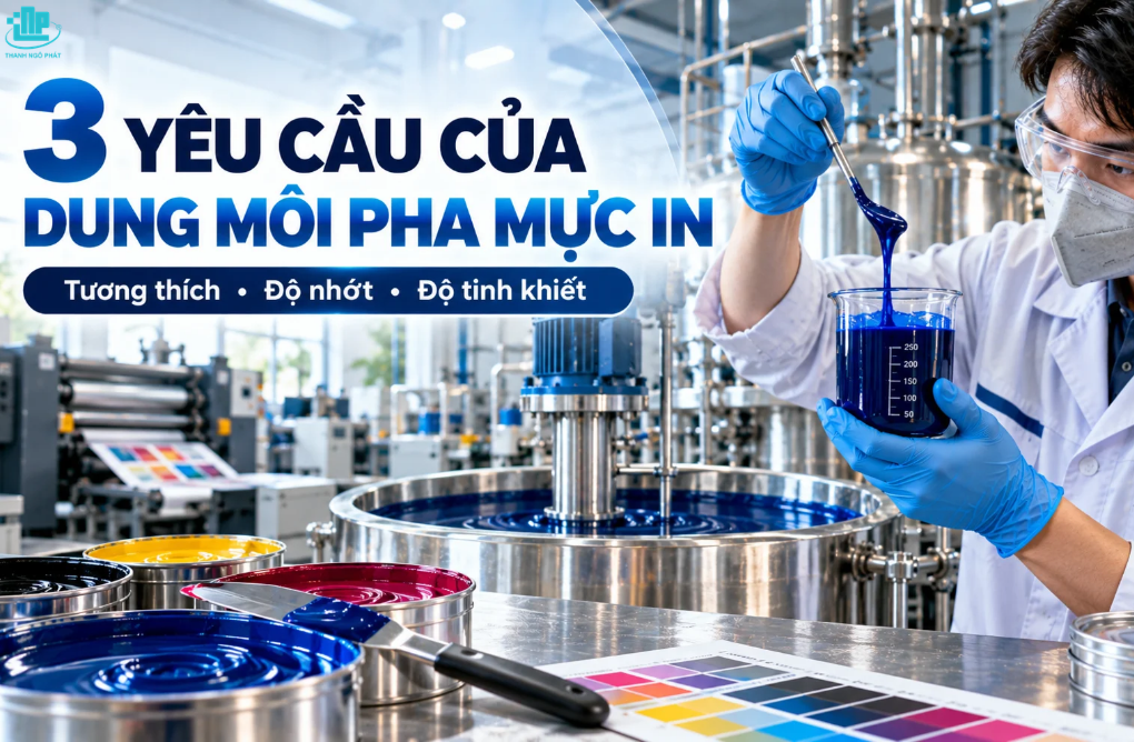 Yêu cầu của dung môi pha mực in