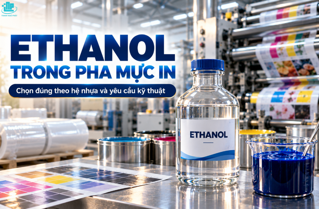 Cồn Ethanol làm dung môi pha mực in