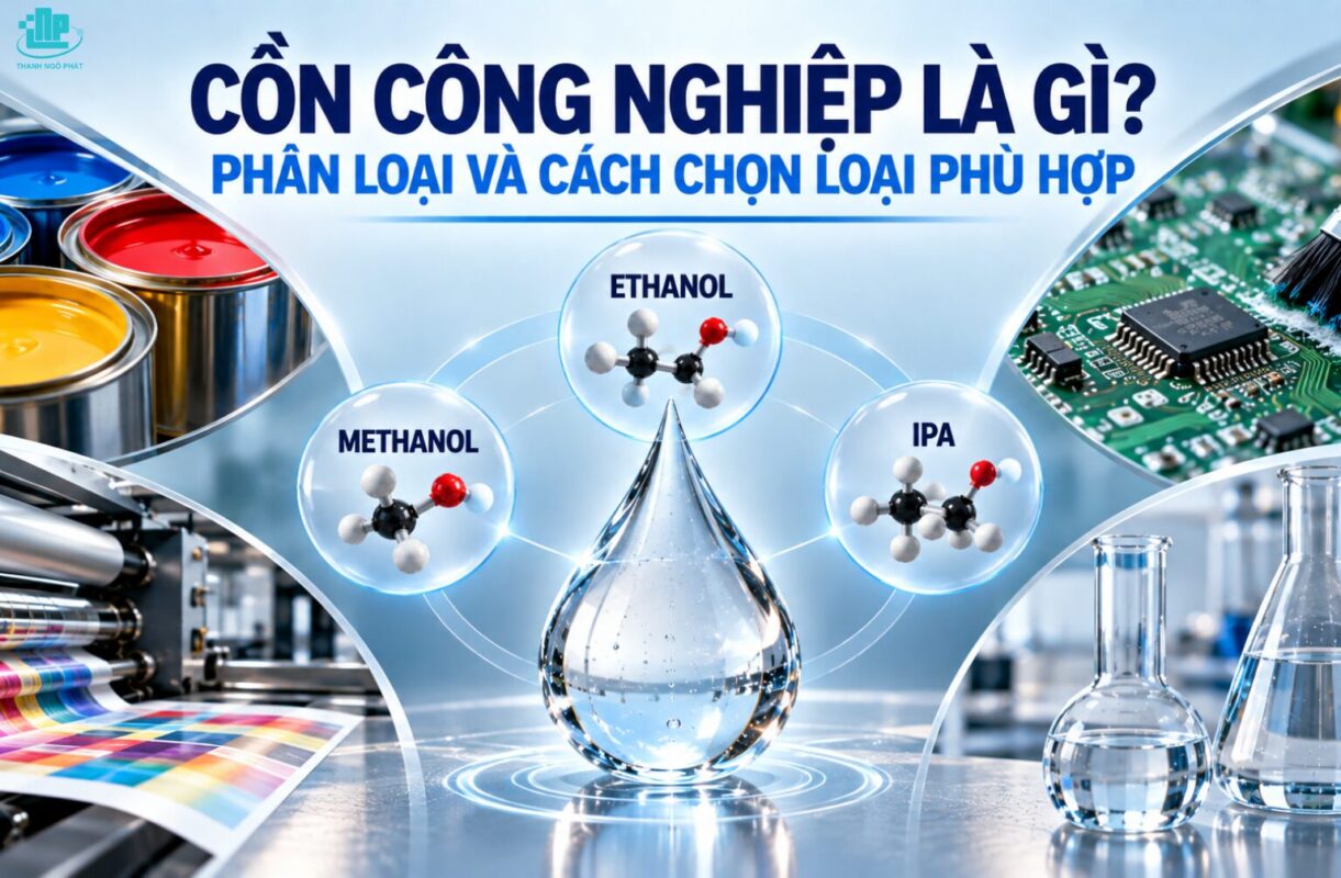 Cồn Công Nghiệp là gì? Phân loại và cách chọn loại phù hợp