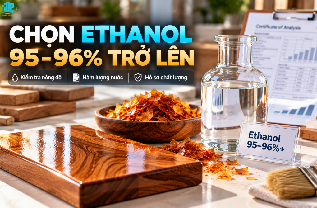 Cồn Ethanol Công Nghiệp có dùng để pha vecni gỗ được không? 3 Ethanol Công Nghiệp nào để pha vecni gỗ
