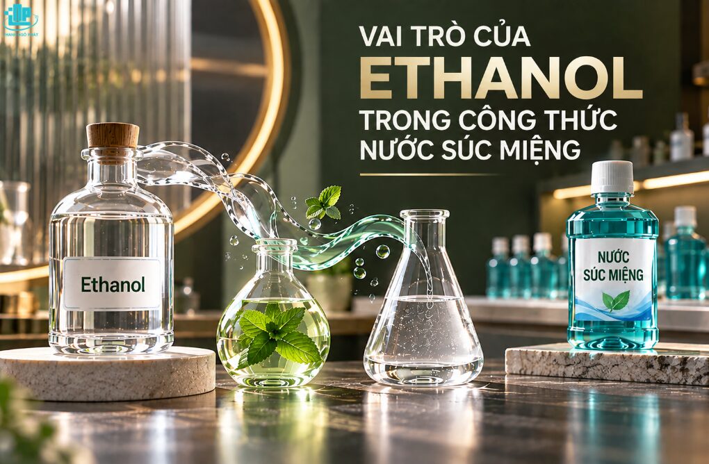 Vai trò của Ethanol trong công thức nước súc miệng