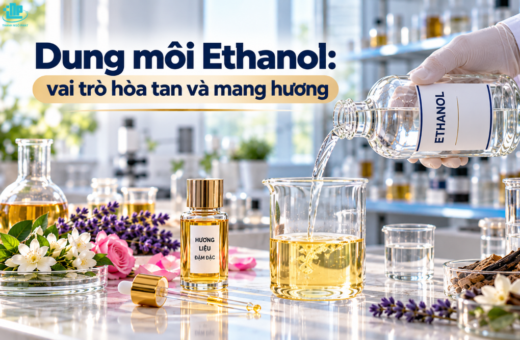 Dung môi trong tinh dầu giặt sấy