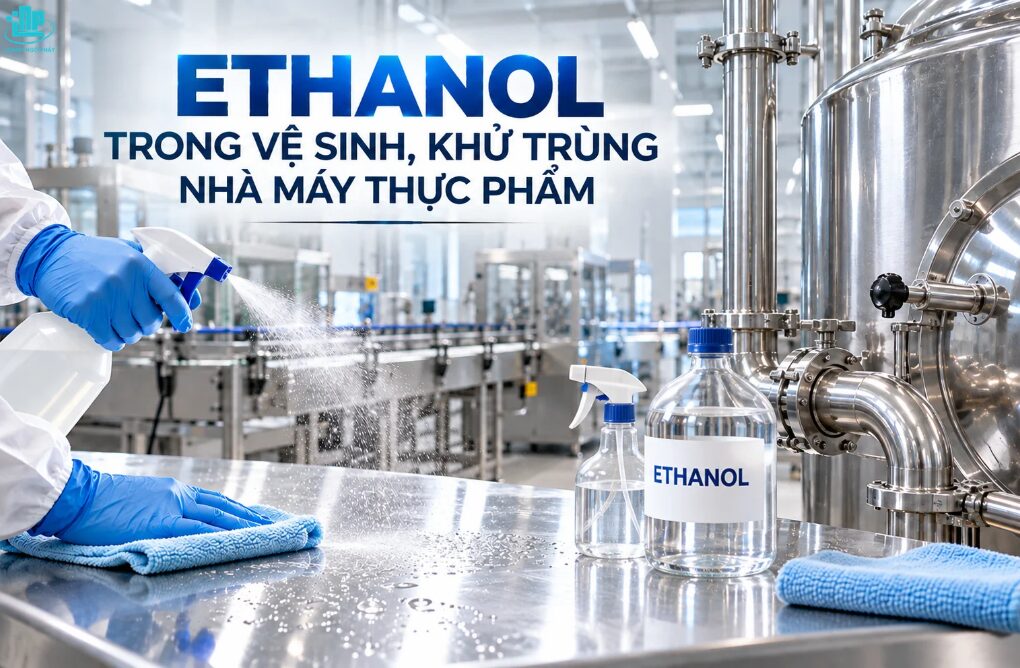 Ứng dụng của Cồn Etylic trong ngành thực phẩm và đồ uống 5 Ethanol vệ sinh, khử trùng thiết bị