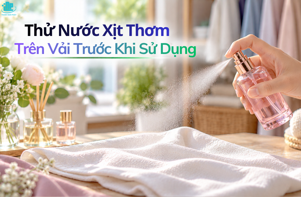 Cồn Pha Nước Xịt Thơm Quần Áo: Nên Chọn Loại Nào Cho Đúng? 4 Thử nghiệm nước xịt thơm trên vải