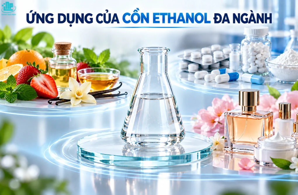 Cồn IPA và Ethanol khác nhau như thế nào? So sánh đặc tính và ứng dụng 4 Ứng dụng của Cồn Ethanol
