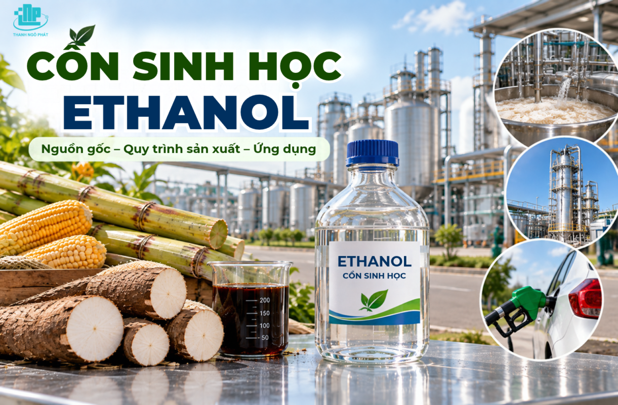 Cồn Sinh Học Ethanol là gì? Nguồn gốc, quy trình sản xuất và ứng dụng
