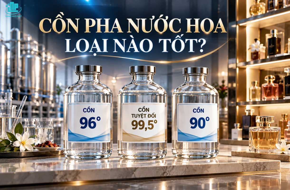Cồn pha nước hoa loại nào tốt? So sánh Cồn 96, Cồn Tuyệt Đối