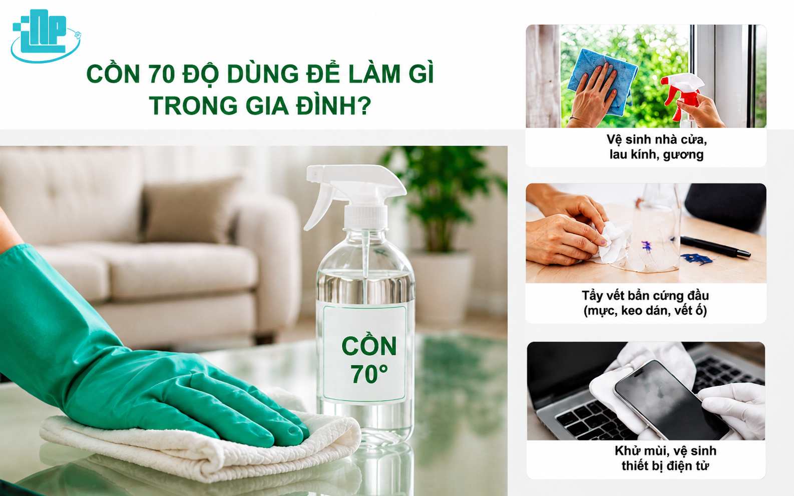 Cồn 70 độ dùng để làm gì? Được sử dụng trong những lĩnh vực nào? 1 Cồn 70 độ dùng để làm gì trong gia đình