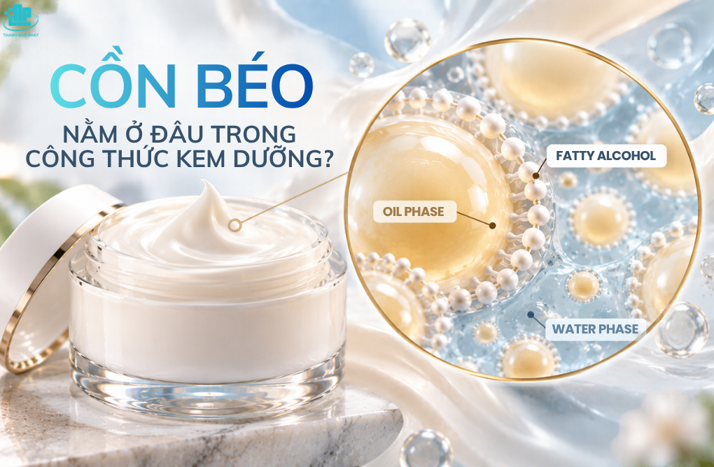 Cồn Béo trong kem dưỡng có tác dụng gì? Có an toàn không? 1 Cồn Béo trong kem dưỡng