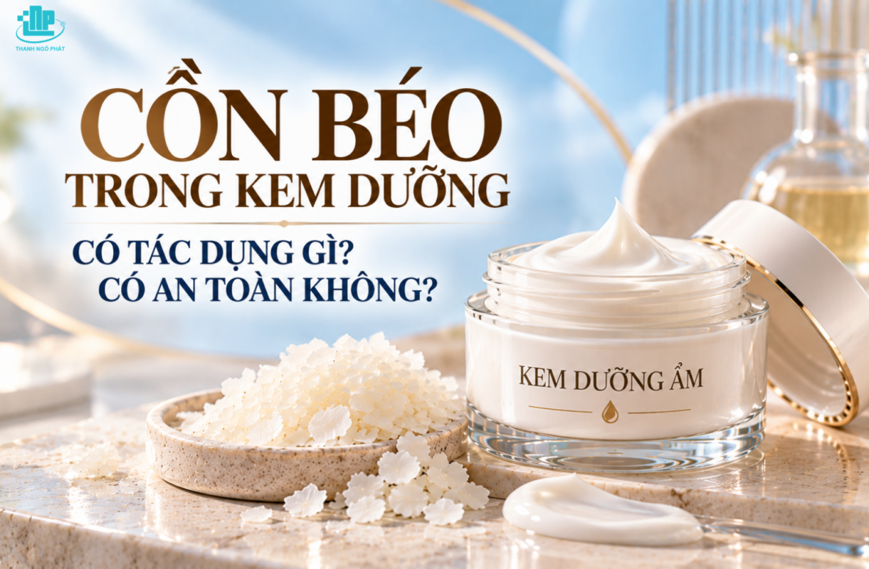 Cồn Béo trong kem dưỡng có tác dụng gì? Có an toàn không?