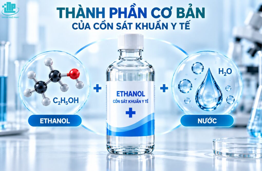 Thành phần của Cồn sát khuẩn y tế