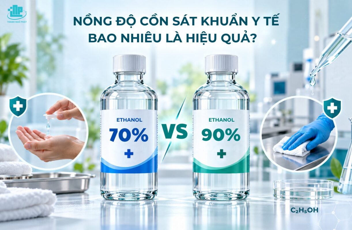 Nồng Độ Cồn Sát Khuẩn Y Tế Bao Nhiêu Là Hiệu Quả?