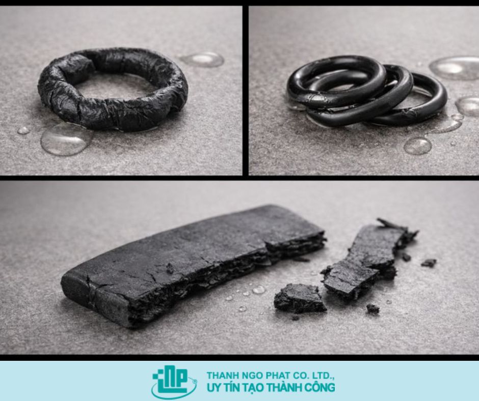 ethanol ảnh hưởng đến nhựa và cao su