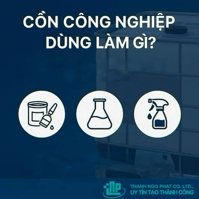 CỒN CÔNG NGHIỆP DÙNG LÀM GÌ? 3 ỨNG DỤNG QUAN TRỌNG BẠN NÊN BIẾT 1 Cồn công nghiệp dùng làm gì