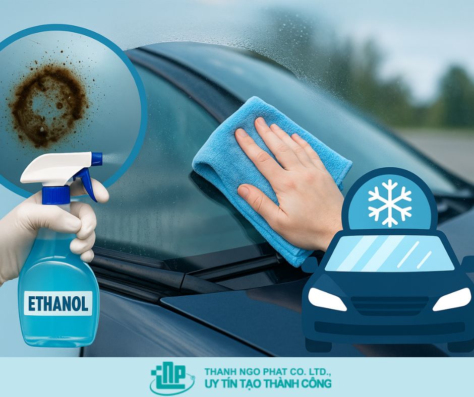 nước rửa kính từ ethanol