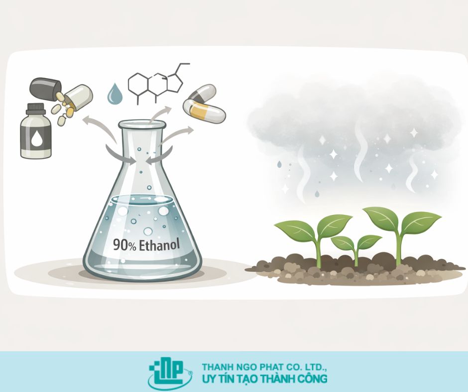 ethanol 90 độ trong sản xuất phân bón