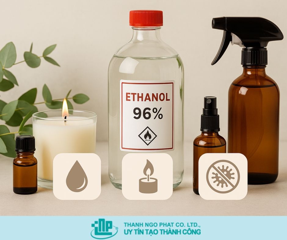 BÍ QUYẾT DÙNG ETHANOL 96 ĐỘ LÀM NẾN THƠM VÀ XỊT THƠM PHÒNG TẠI NHÀ 1 Ethanol 96 độ  có thể làm nến thơm và xịt thơm phòng