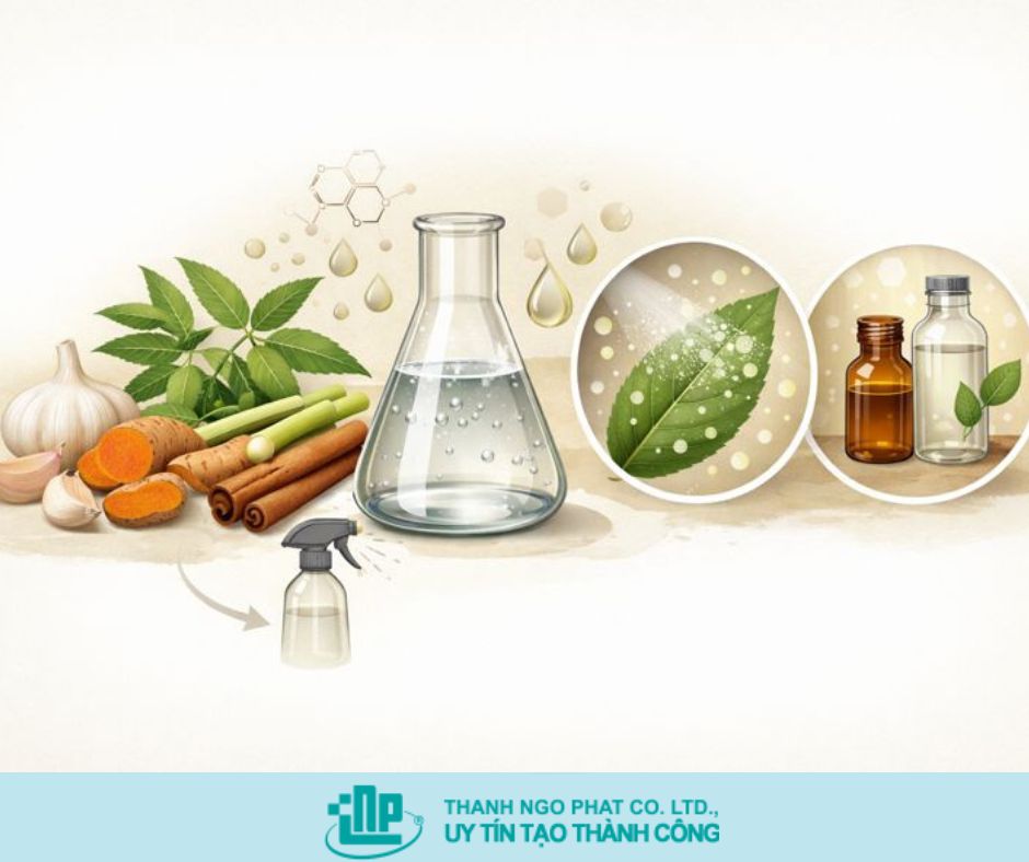 ethanol trong thuốc trừ nấm