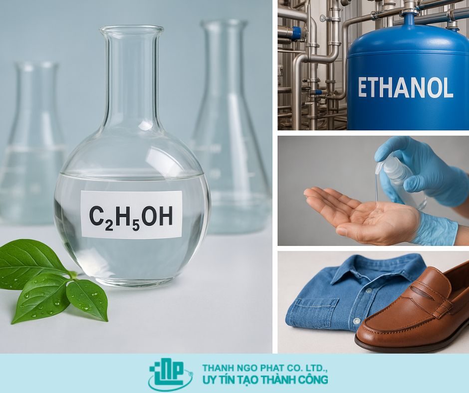 Ethanol trong ngành dệt may và da giày