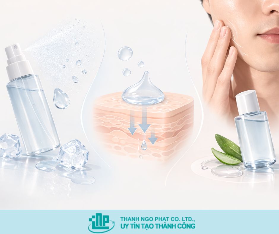 ethanol trong sản phẩm skincare