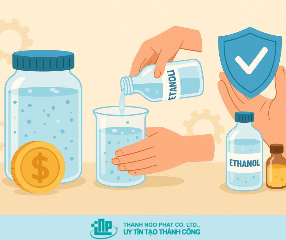 gel rửa tay từ ethanol