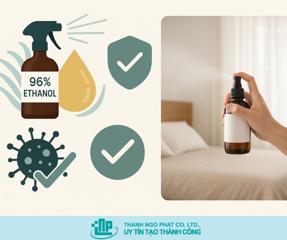 BÍ QUYẾT DÙNG ETHANOL 96 ĐỘ LÀM NẾN THƠM VÀ XỊT THƠM PHÒNG TẠI NHÀ 2 Lợi ích khi sử dụng Ethanol 96 độ trong Xịt Phòng