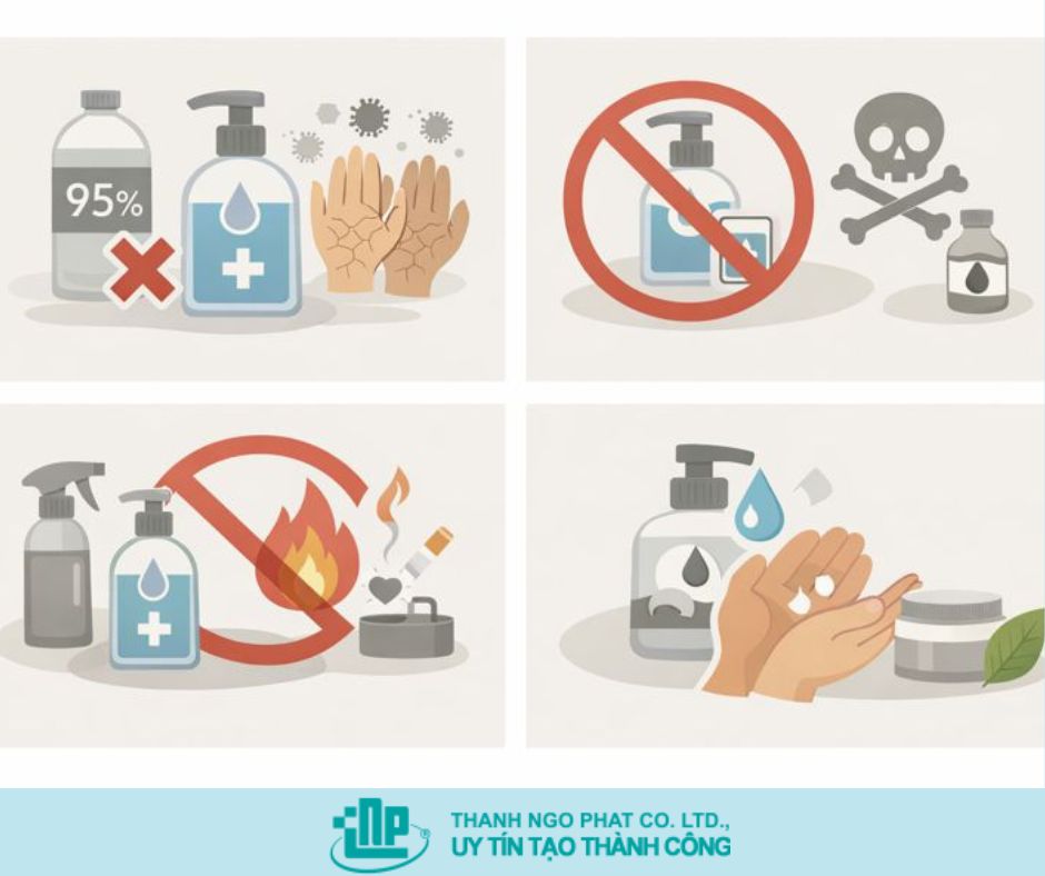 Ethanol Trong Dung Dịch Sát Khuẩn Hoạt Động Như Thế Nào? 3 Lưu ý khi dùng Ethanol trong dung dịch sát khuẩn