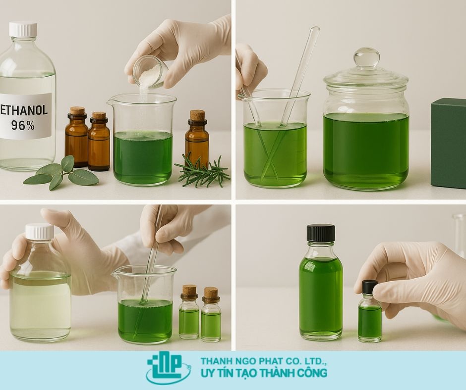 sản xuất dầu gió từ ethanol