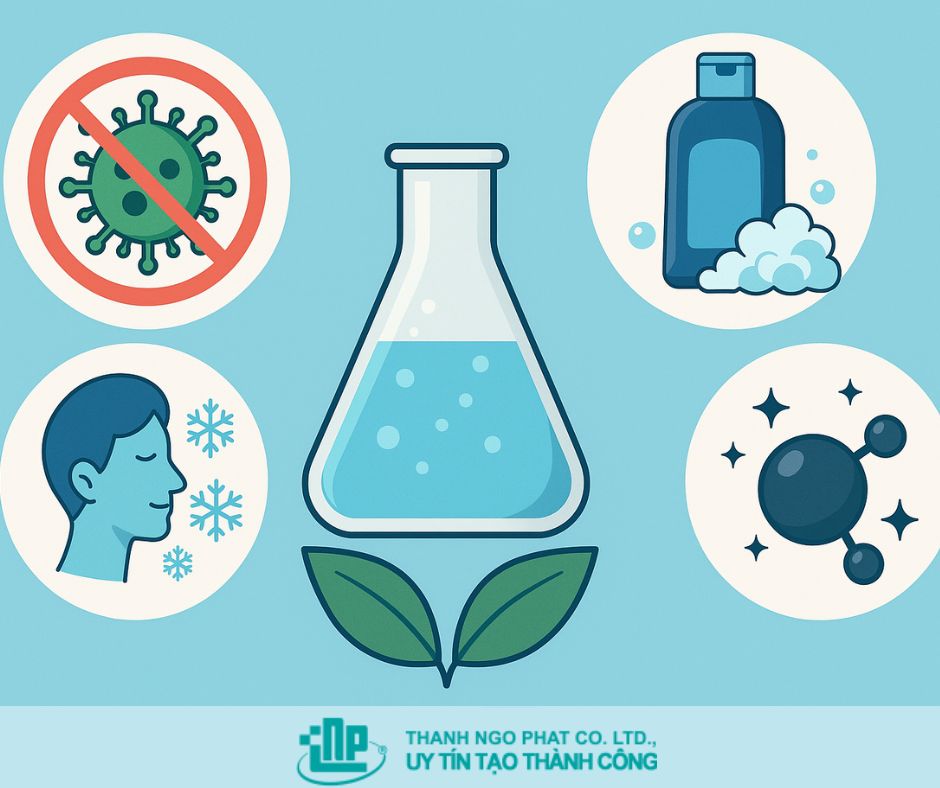 Tác dụng của ethanol trong dầu gội