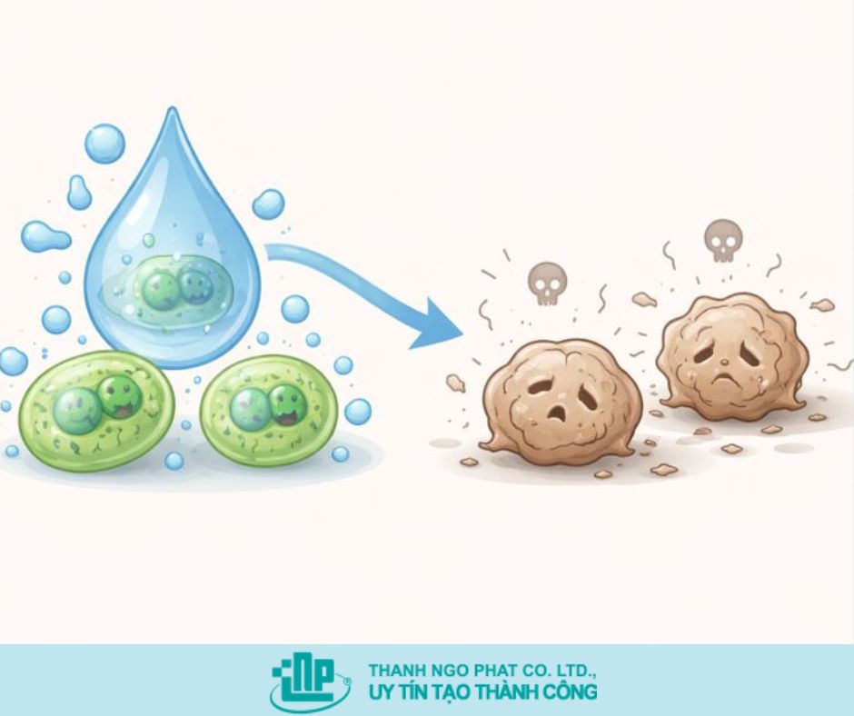 ethanol kiểm soát vi sinh
