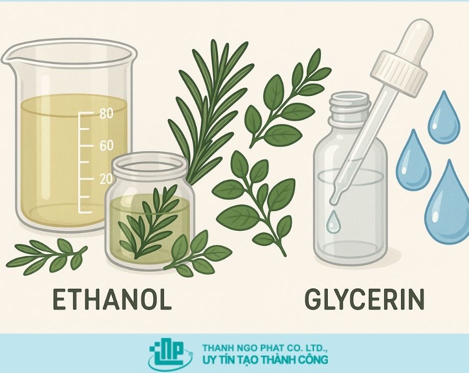 cồn trong chiết xuất hương liệu