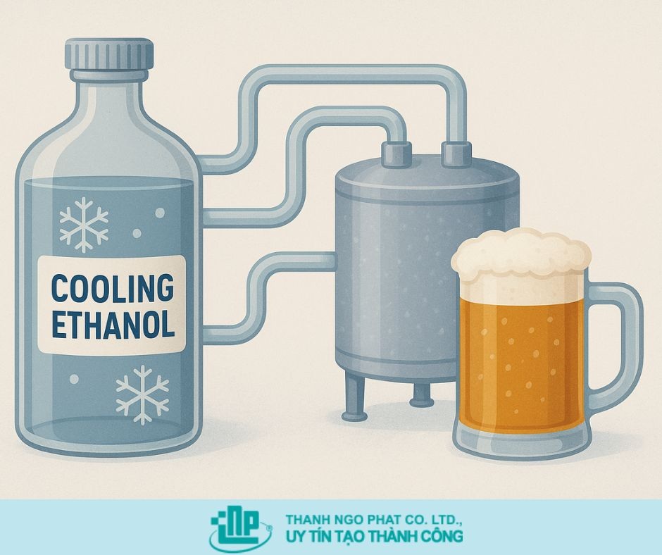cồn làm lạnh trong bia là gì