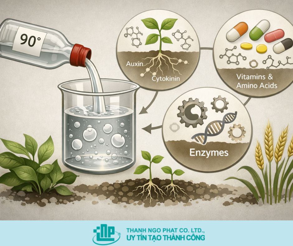 ethanol 90 độ trong sản xuất phân bón 