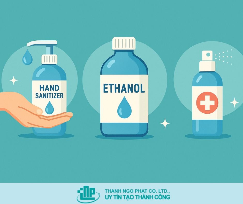 VÌ SAO ETHANOL TRONG NƯỚC RỬA TAY ĐƯỢC ƯA CHUỘNG HƠN IPA? 4 ethanol trong nước rửa tay