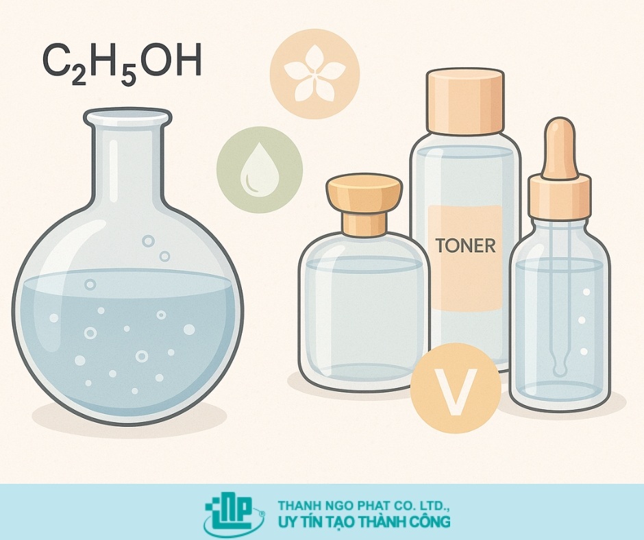 ethanol trong mỹ phẩm