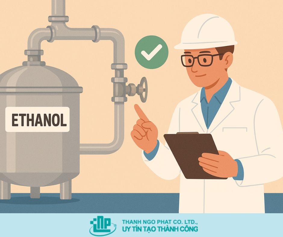 5 SAI LẦM THƯỜNG GẶP KHI SỬ DỤNG CỒN TRONG SẢN XUẤT VÀ CÁCH KHẮC PHỤC 3 sử dụng cồn