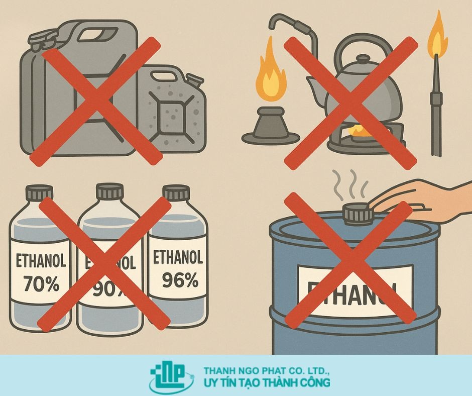cách bảo quản cồn ethanol