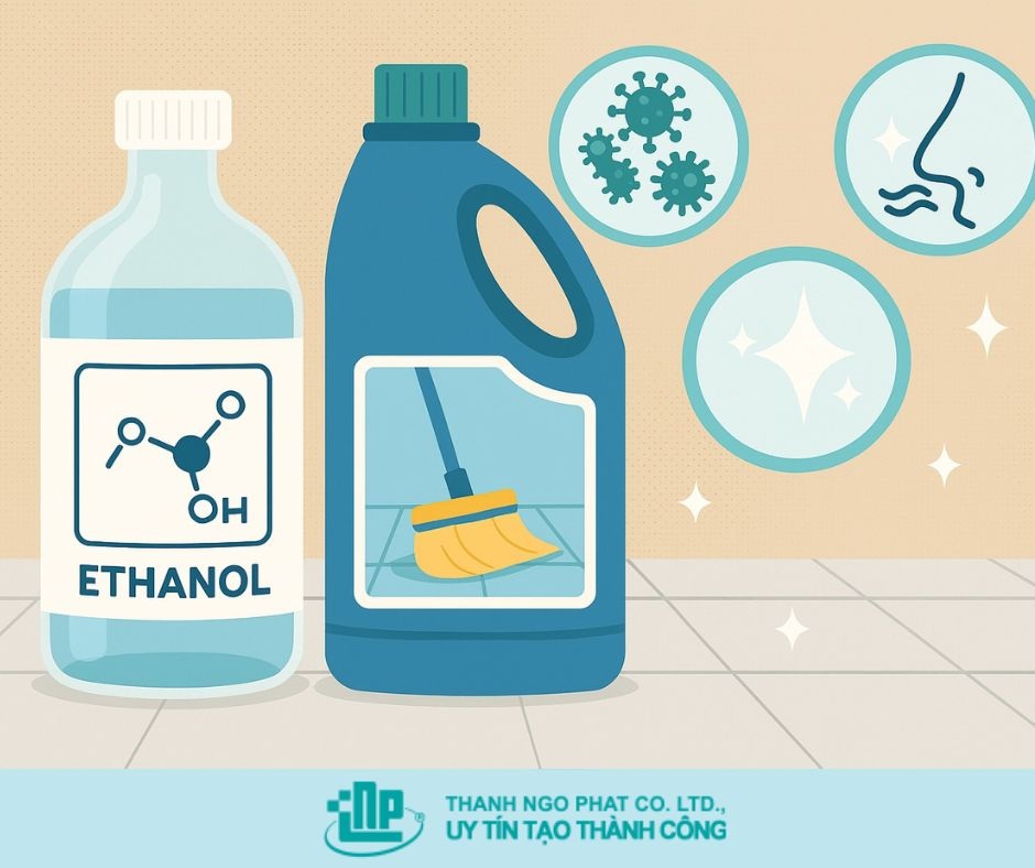 sản xuất nước lau sàn từ ethanol
