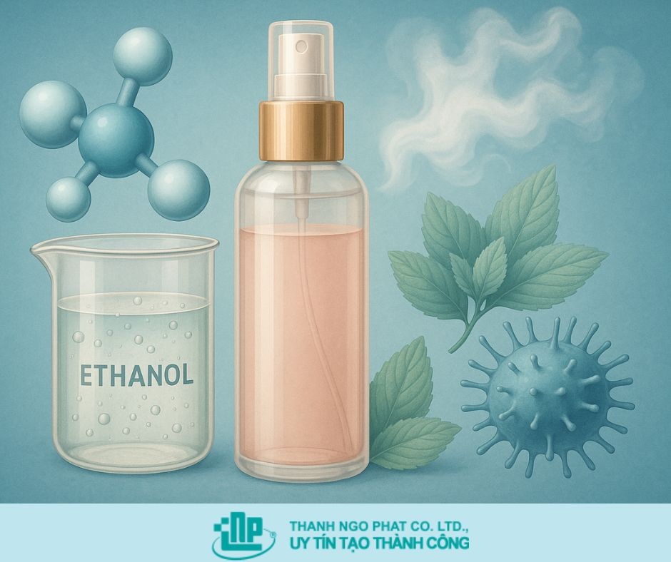 vai trò của ethanol trong sản xuất body mist